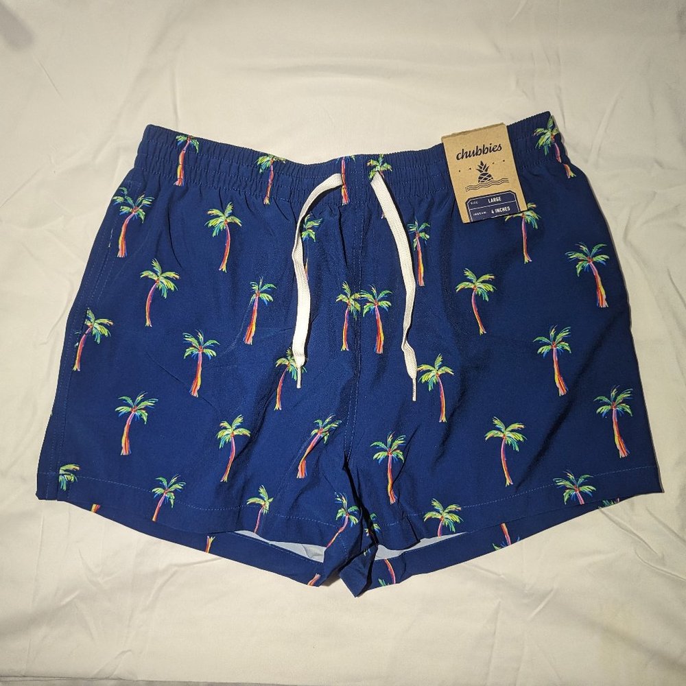 Chubbies Shortie Swim Trunks L 4"
